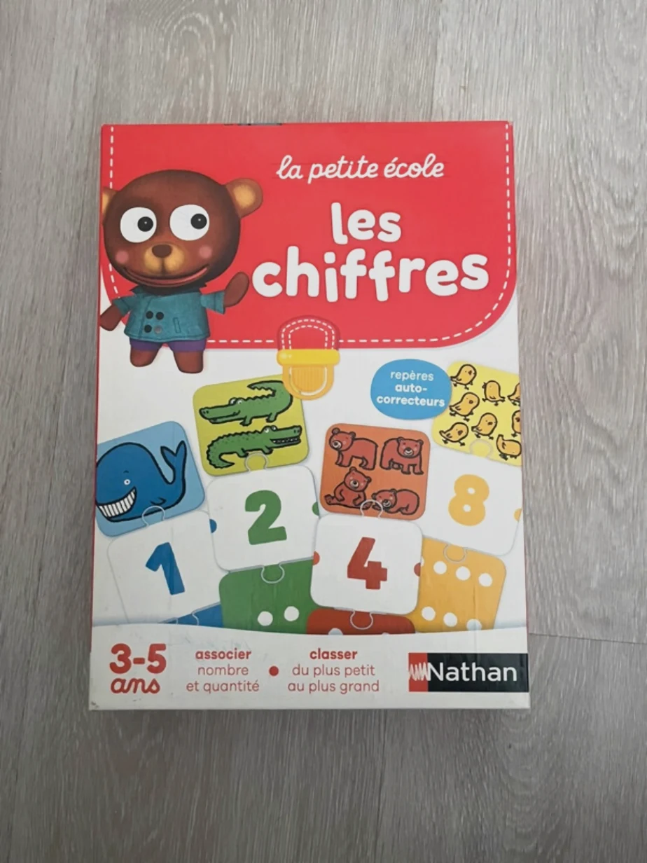Jeu éducatif Nathan La petite école Les chiffres