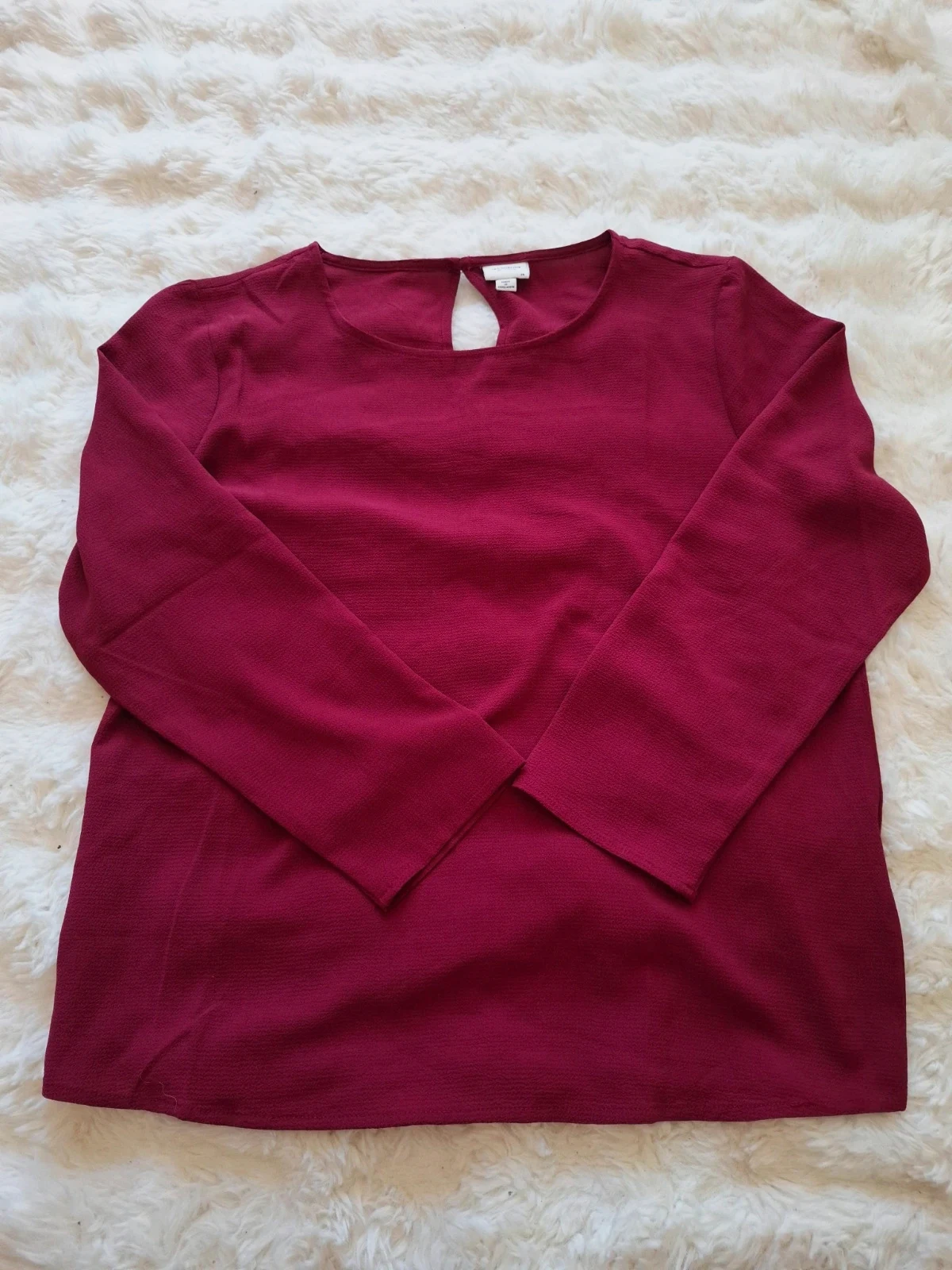 Blouse / Top Manches 3/4 Jacqueline de Yong Bordeaux T.36 / S