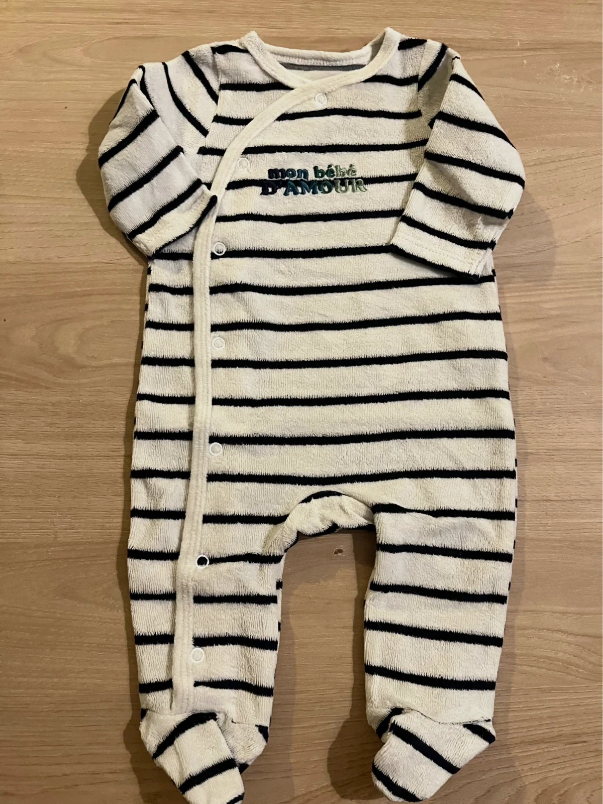 Pyjama garçons – Gémo – taille 1-3 mois / 56 cm