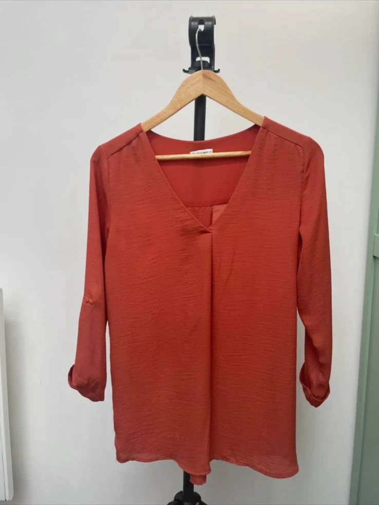 Haut femme orange / rouge taille 38 Gerard Pasquier