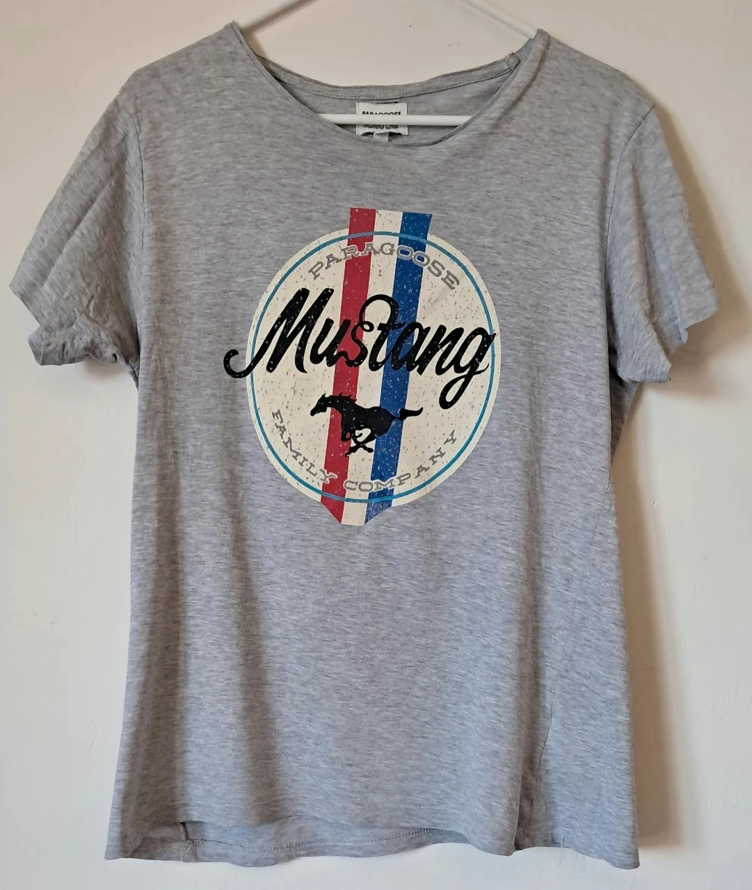 T-shirt Paragoose Mustang gris taille M