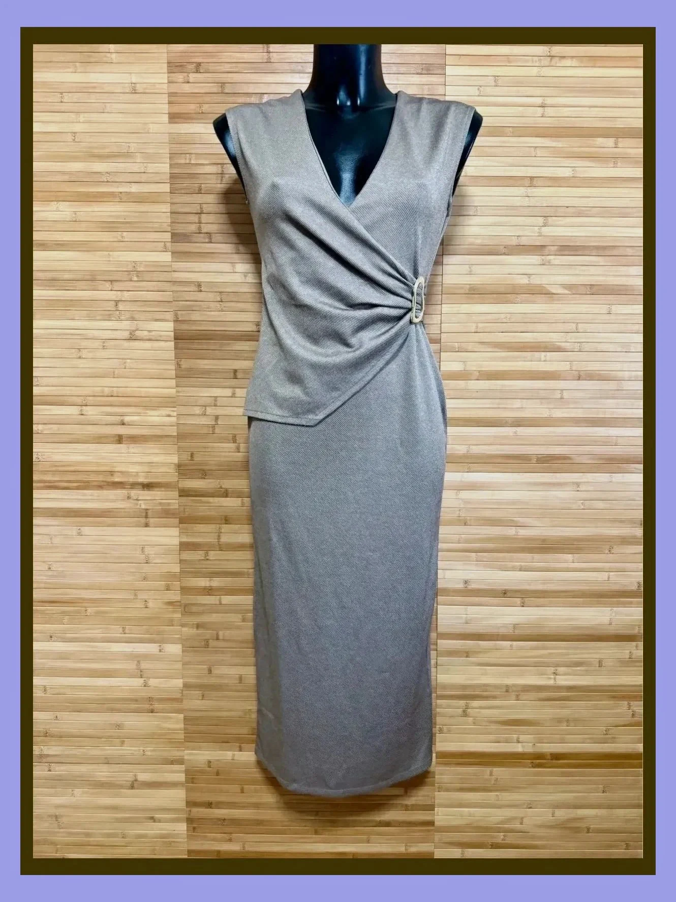 Elegante vestido midi de Zara , talla S , elástico 😍 – Zara – taille S / 36 / 8