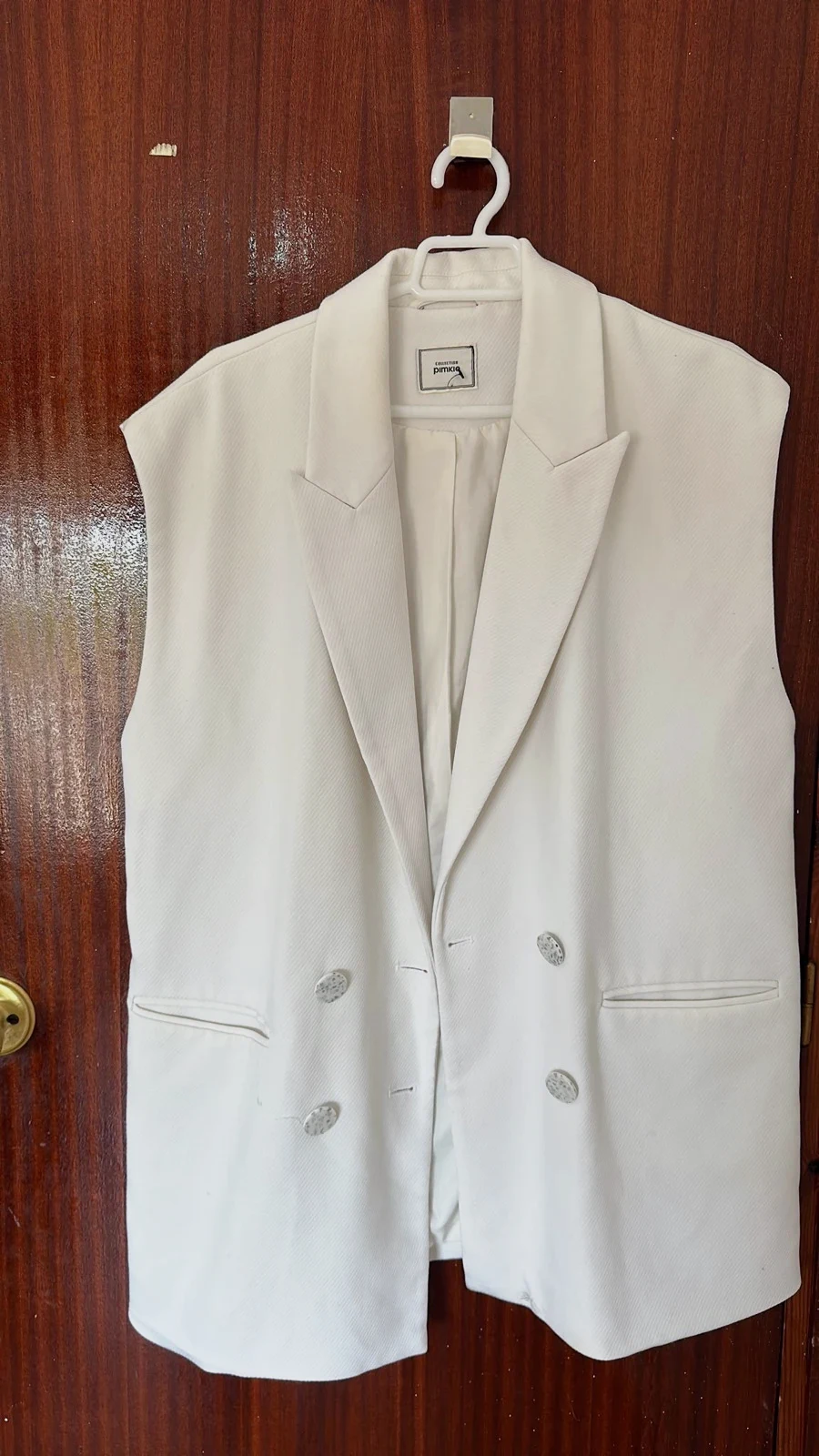 Blazer sin mangas talla M blanco – Pimkie – taille M / 38 / 10