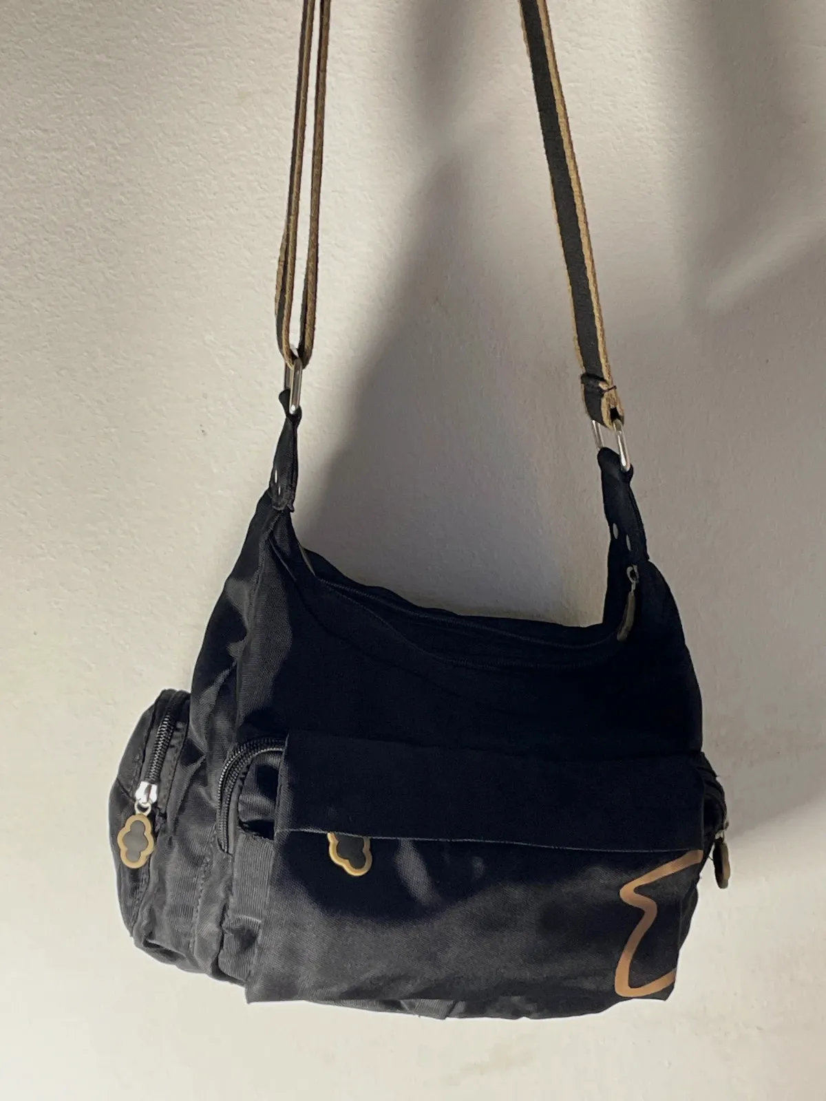 Bolso Bandolera Negro Multi-bolsillos – Bandolera 2