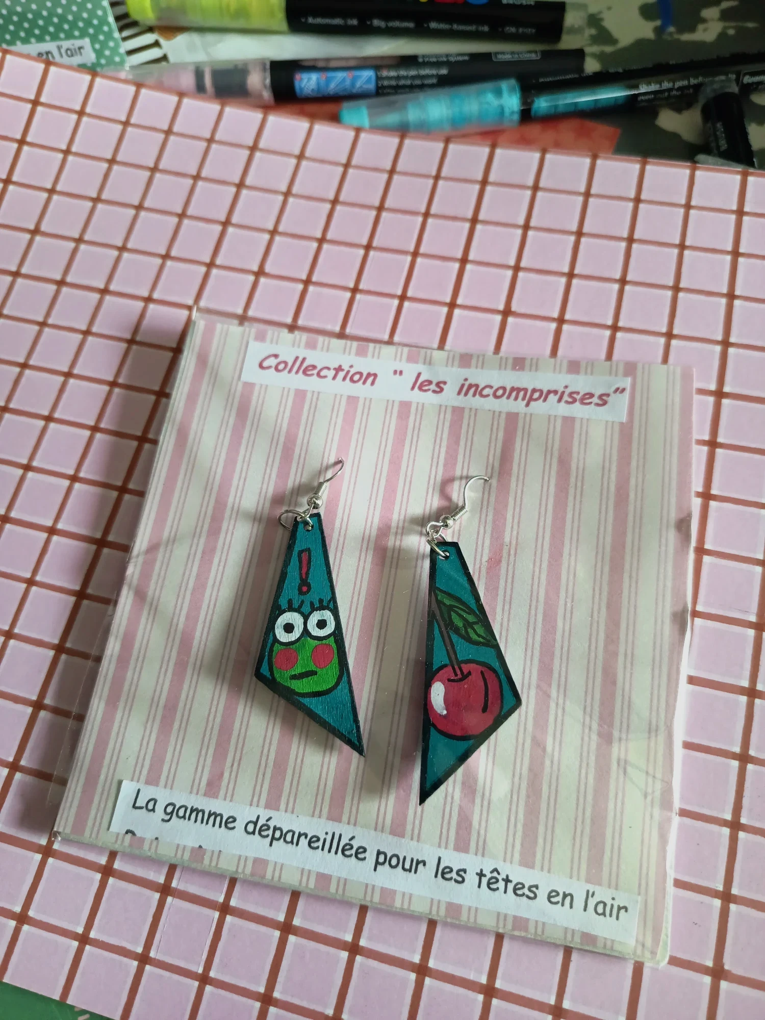 Boucle d'oreille collection les incomprises 