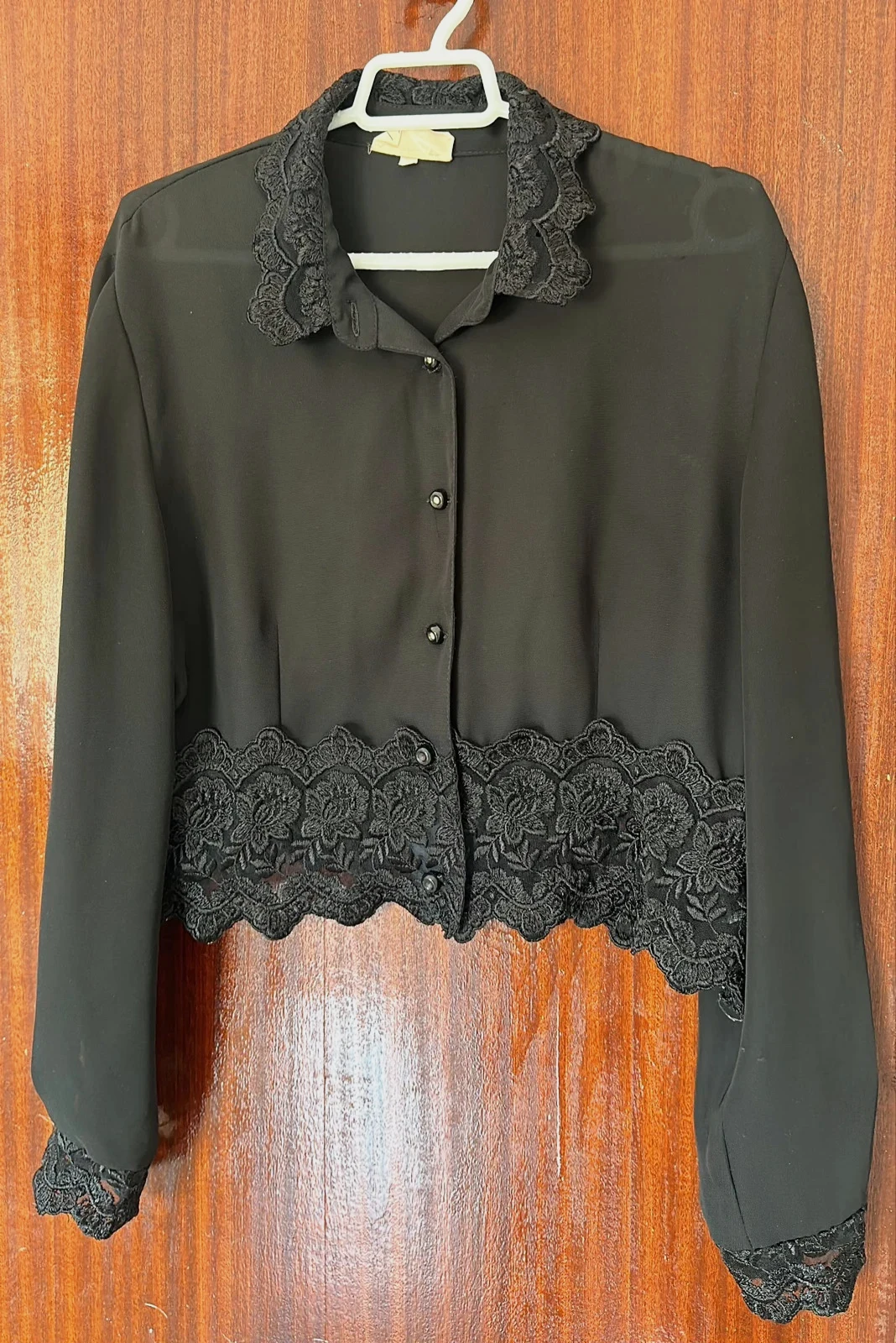Camisa negra elegante – marcos manuel – taille S / 36 / 8