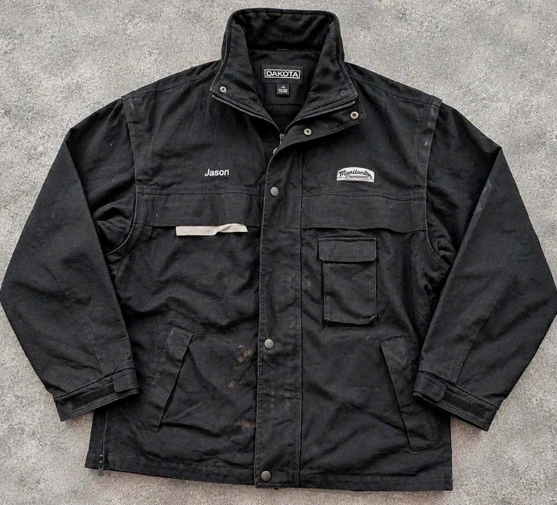 Veste Workwear Dakota L 2-en-1 Utility Manches Amovibles Gilet Bandes Réfléchissantes