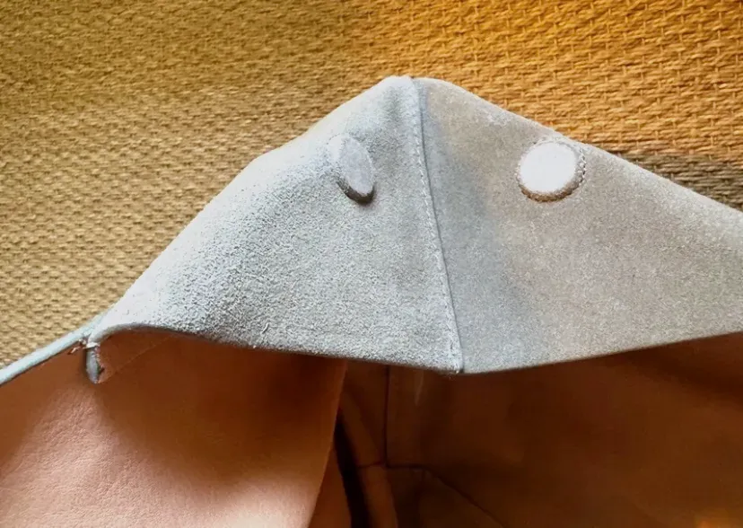 Sac à main kaki cuir souple – bon – kaki – taille Taille unique 3