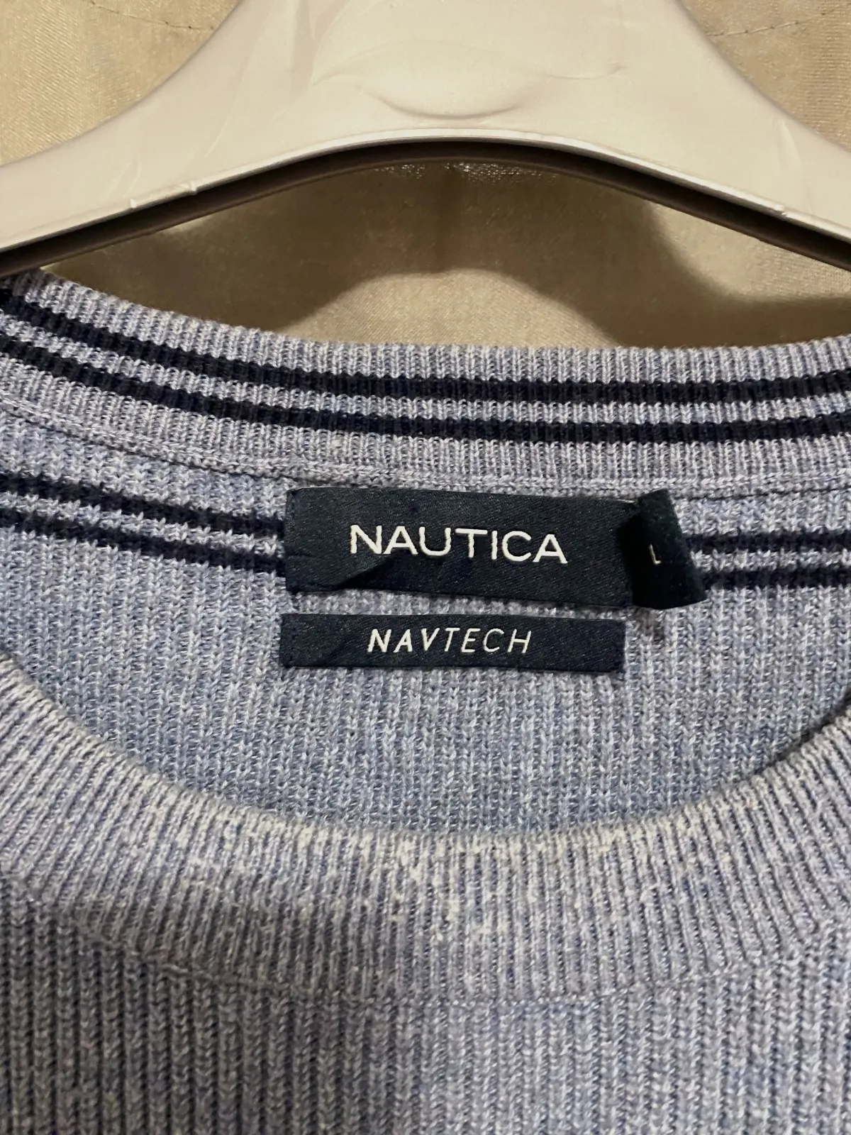 Pull Nautica Navtech à Rayures Bleu – Nautica – taille L 4