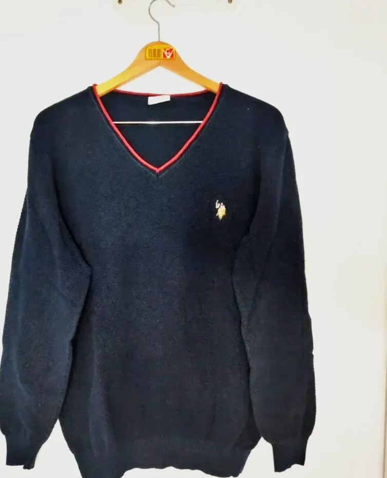 Pull Polo Ralph Lauren col V marine – Polo Ralph Lauren – bleu marine 3