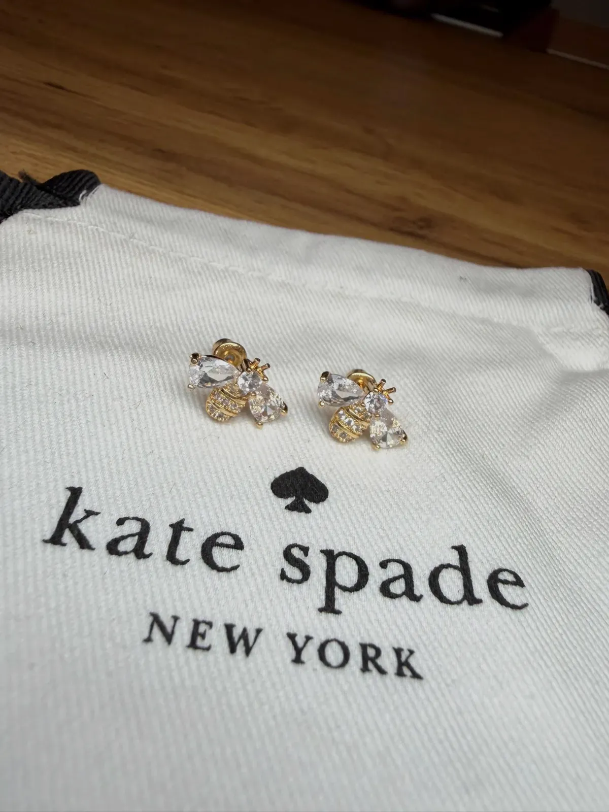 Boucles d'oreilles abeille Kate Spade ( or rose )  – Kate Spade – or rose – taille Taille unique 9