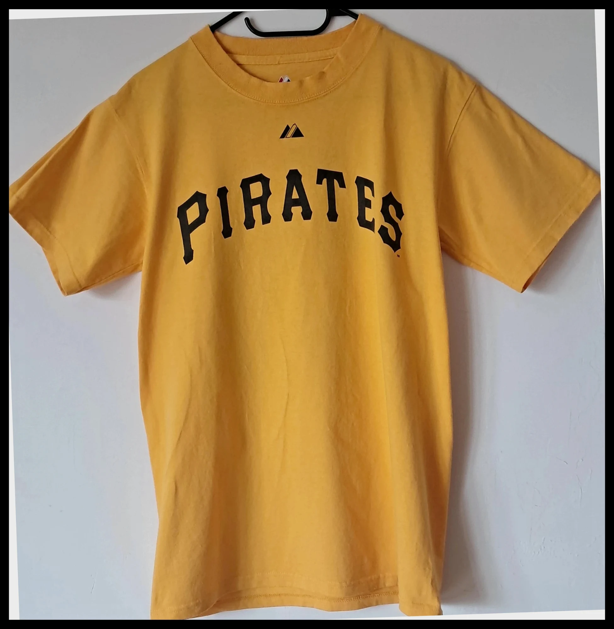 T-shirt Pirates Mitchell & Ness 38 Jaune USA Vintage Streetwear Taille S