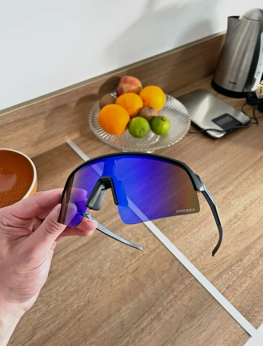 Lunettes de sport verres bleus