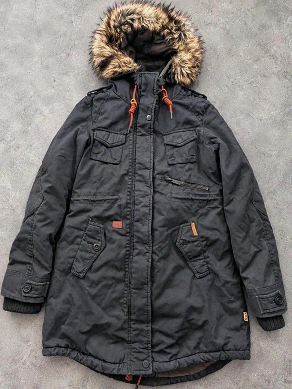 Khujo Steel With Inner Jacket – Parka hiver chaude style militaire utility outdoor taille M