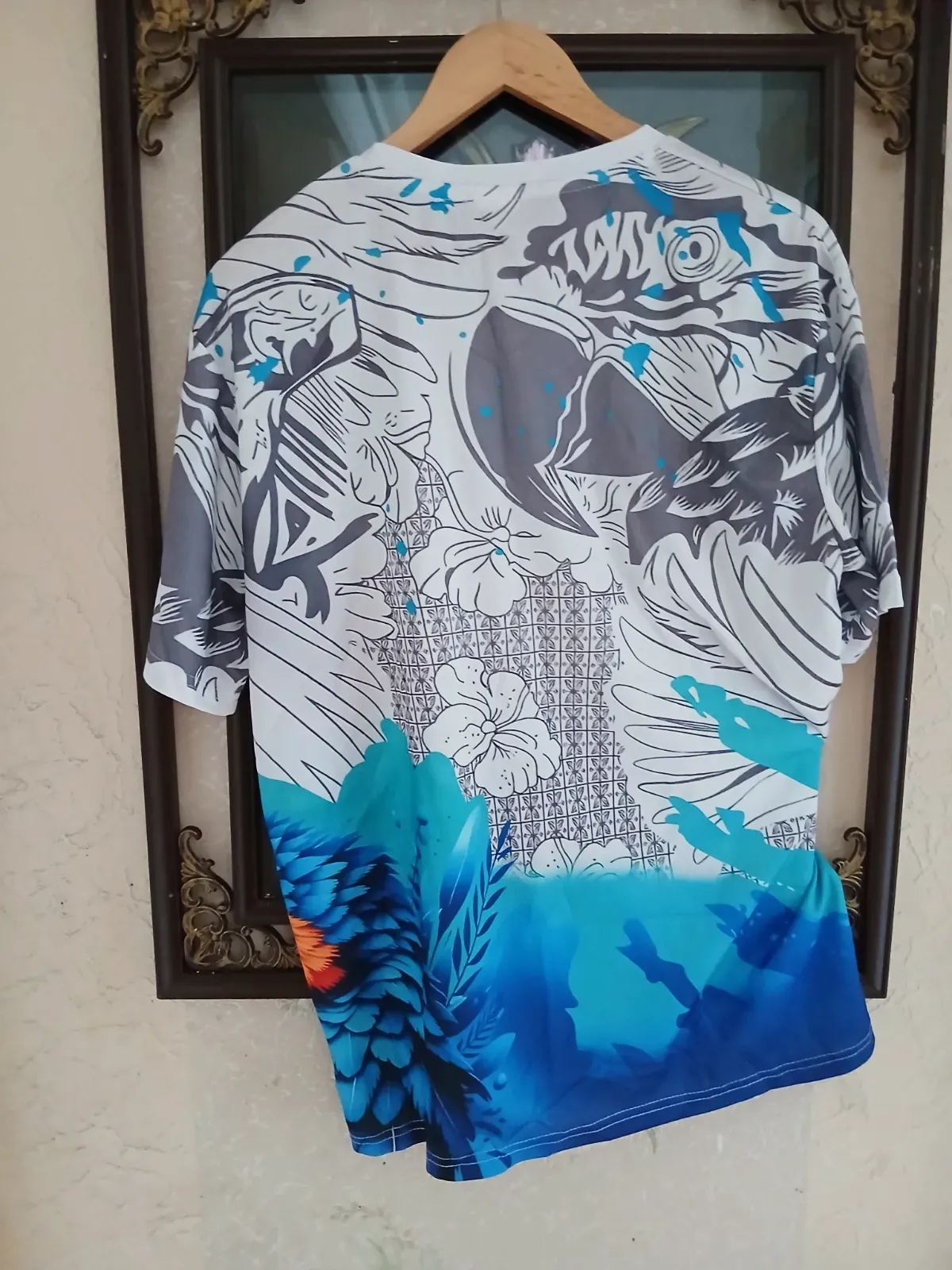 T-shirt imprimé perroquet Brasil – Brasil – taille XL 2