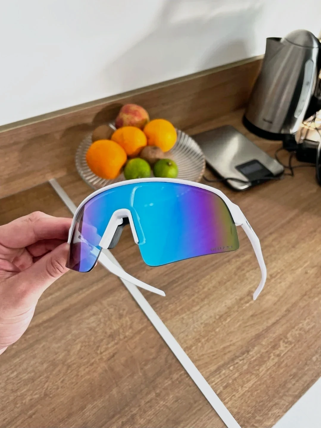 Lunettes de sport verres bleus