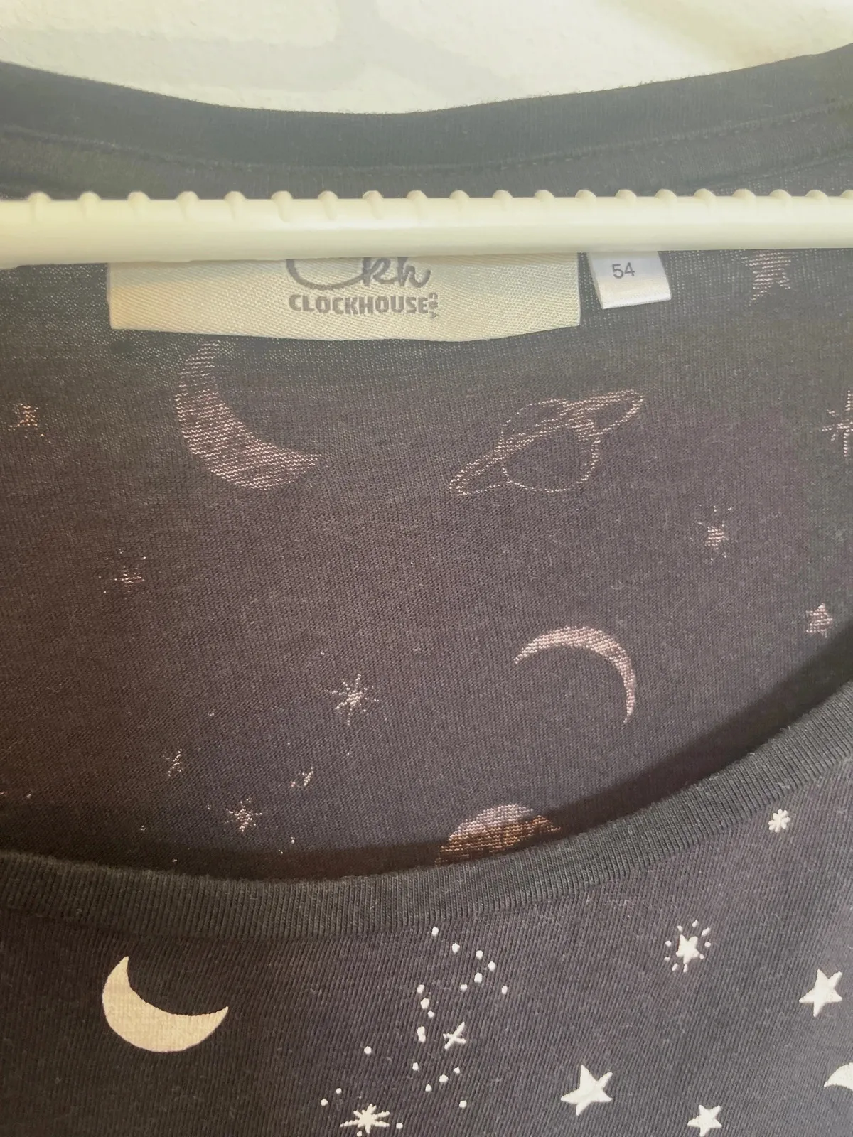 Camiseta Galáctica Estrellas y Lunas • Clockhouse Talla 54 – Clockhouse – taille 7XL / 54 / 26 3