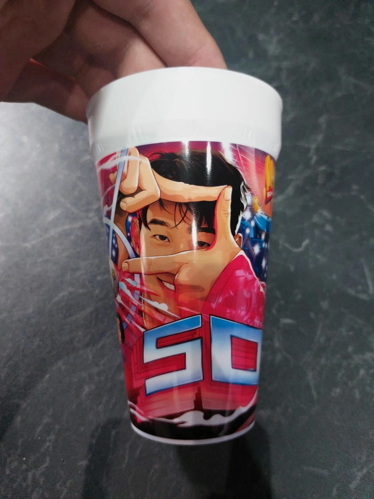Gobelets mcdo du joueur Son