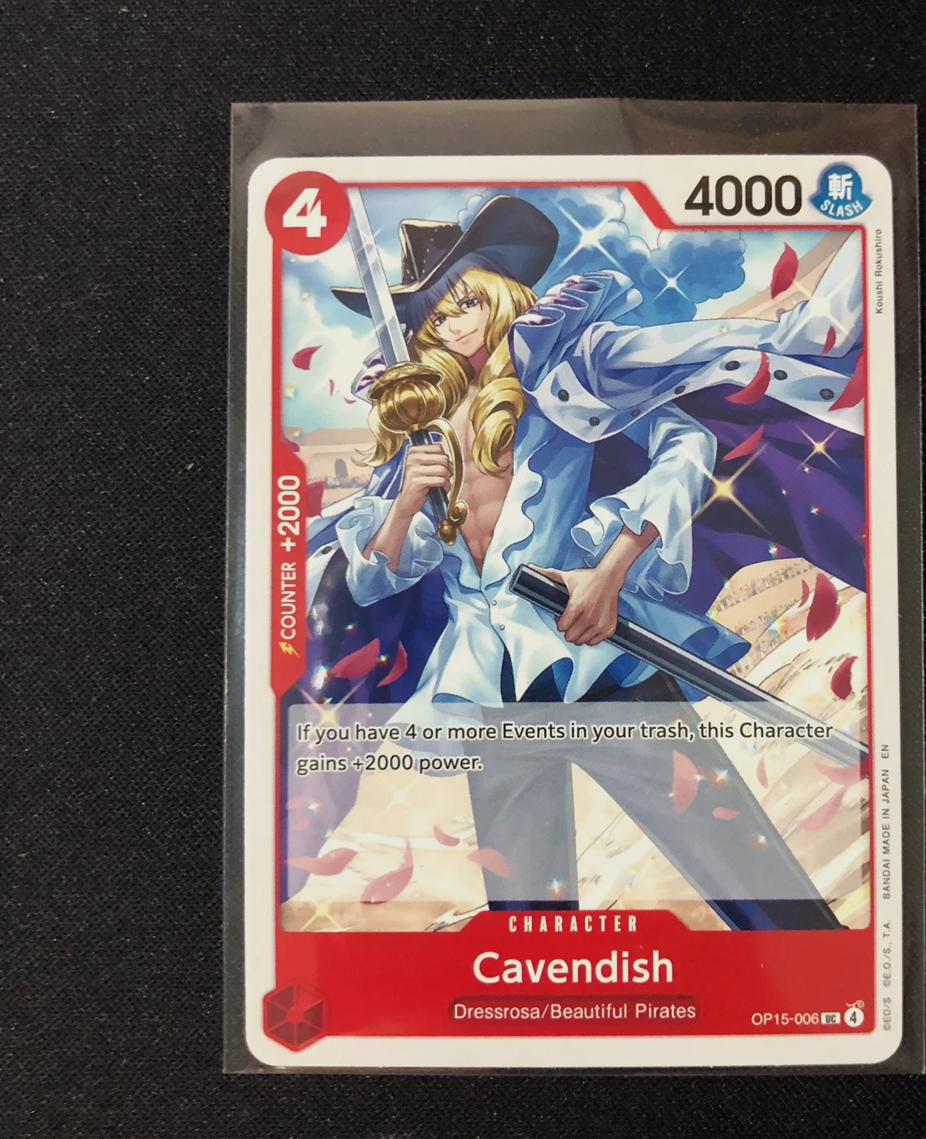 Cavendish OP15-006 Uncommon Character