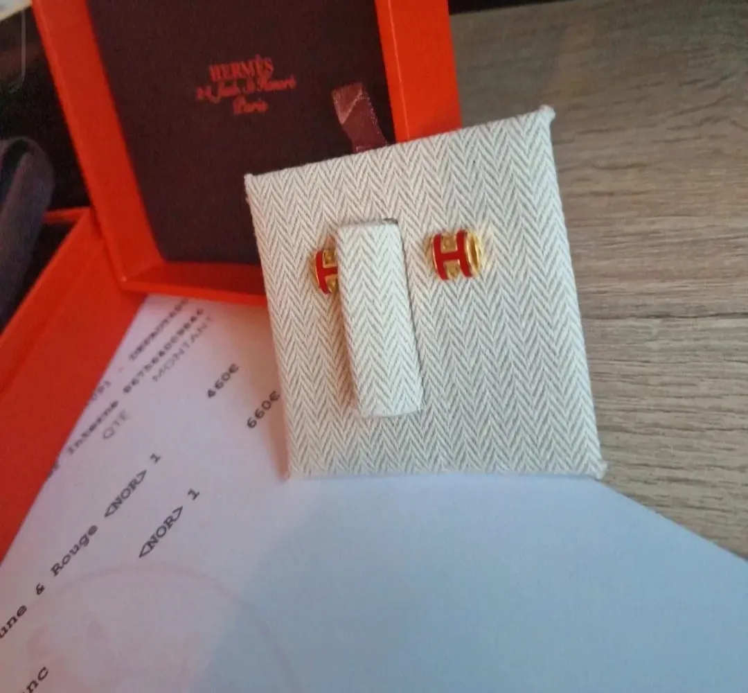 Boucles d'oreilles Mini Pop H Hermès – Hermès – taille Taille unique 5