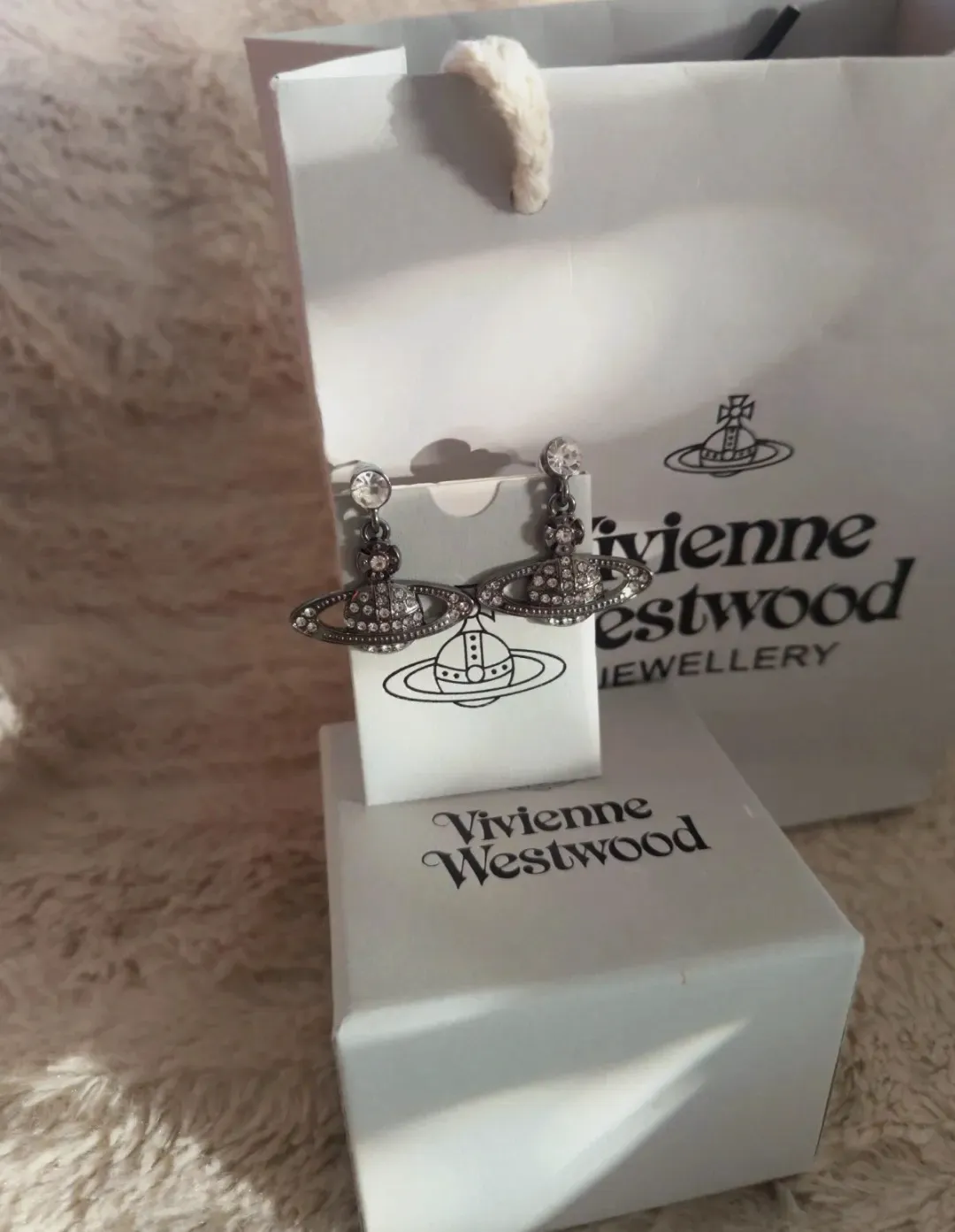 Boucles d'oreilles Vivienne Westwood planète – Vivienne Westwood – argenté – taille Taille unique 3