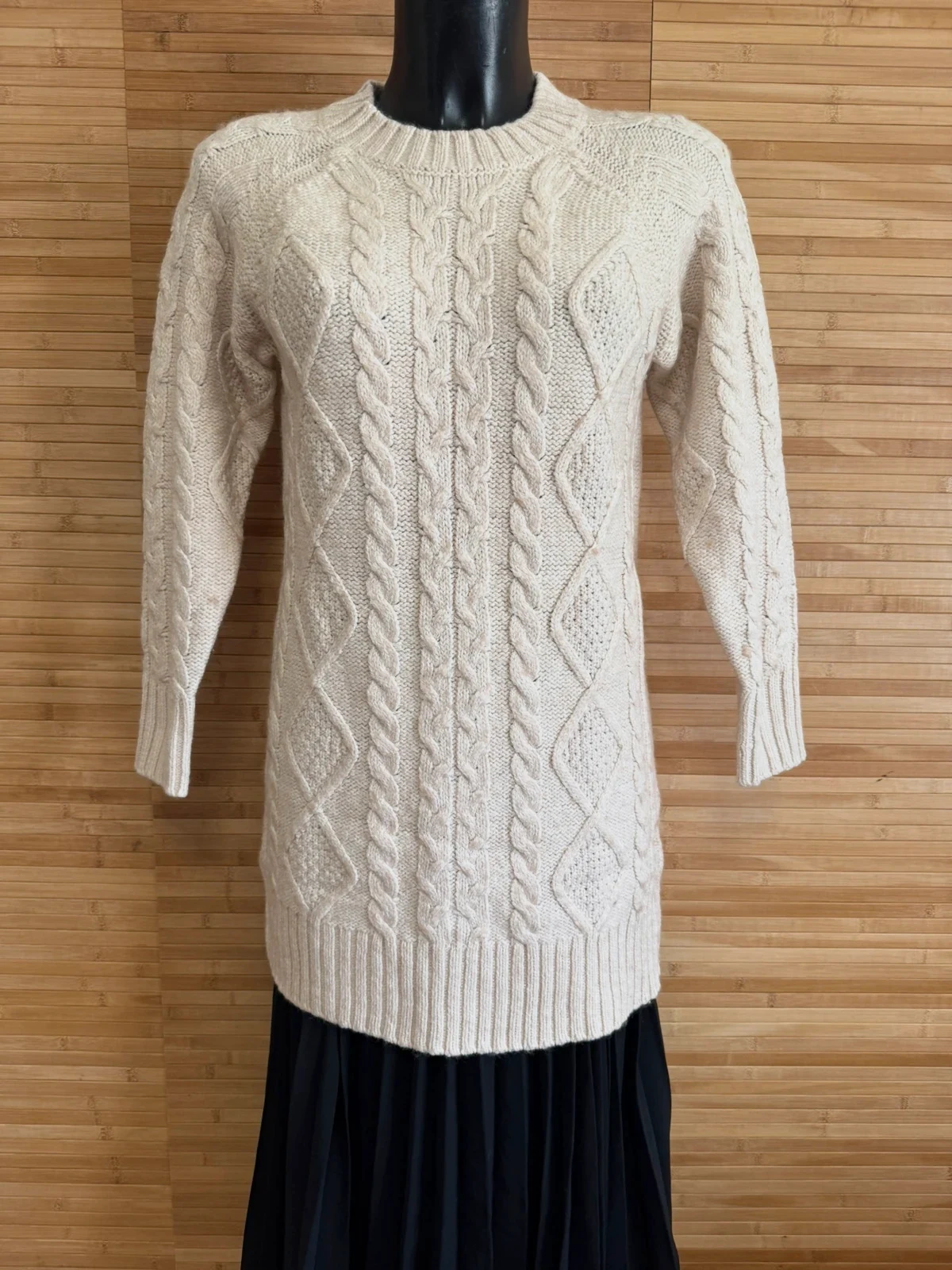 Jersey largo lana y acrílico de marca Next talla XS 😍