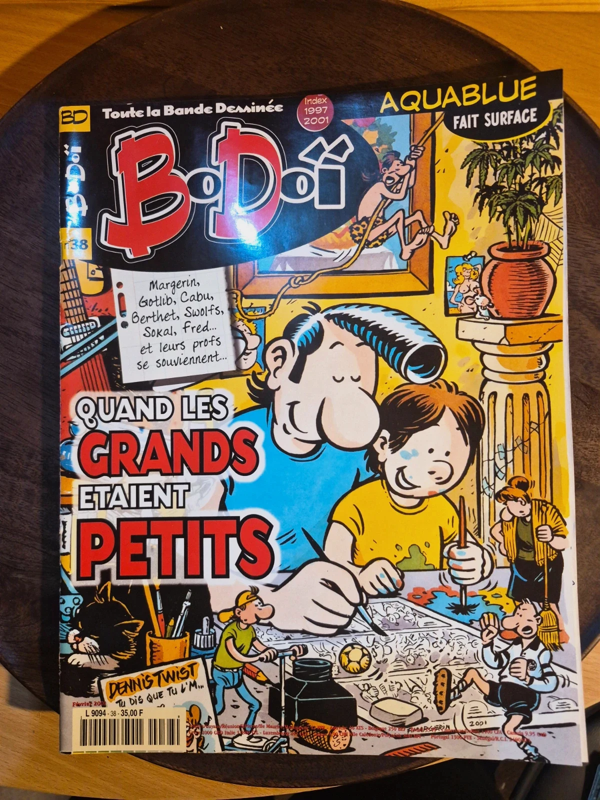 Magazine BD BoDoï N°38 - Février 2001 - Spécial "Quand les grands étaient petits"