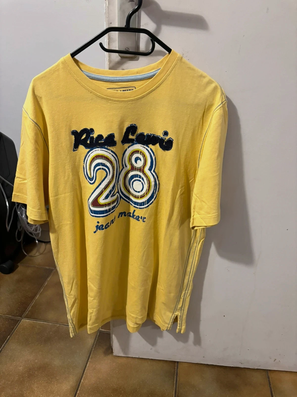 T-shirt Rica Lewis jaune style vintage