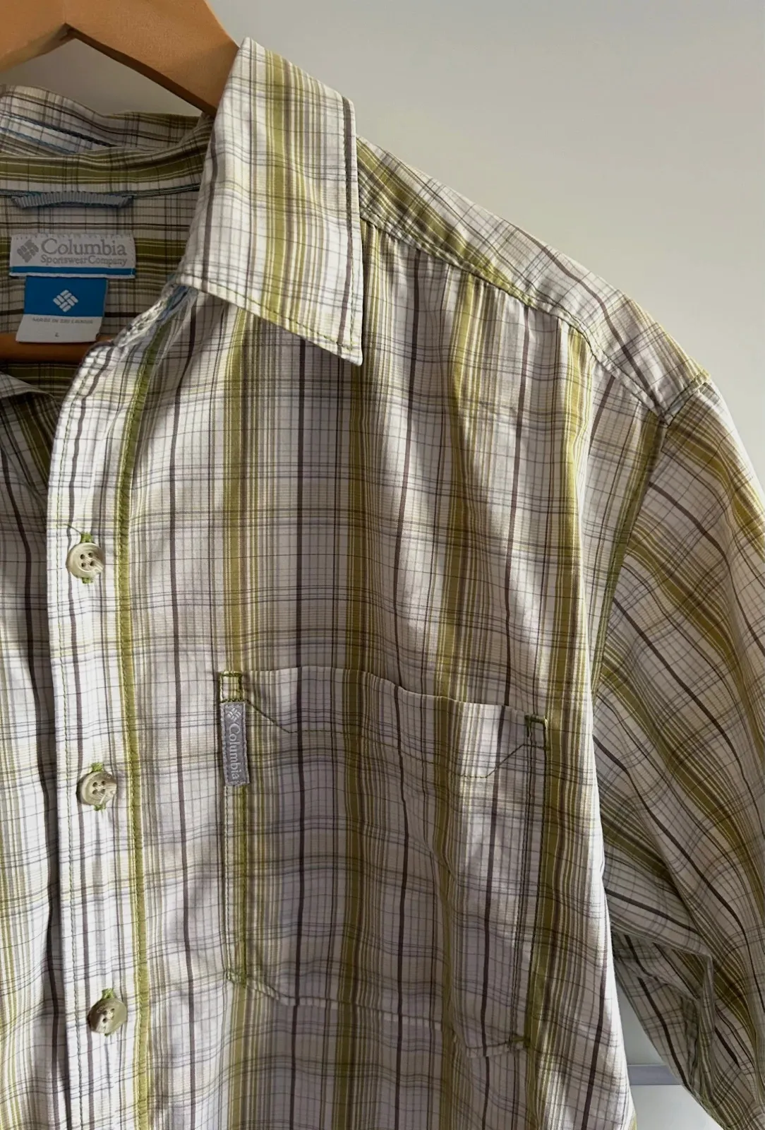 Chemise Columbia homme L outdoor randonnée carreaux coton – Columbia – taille L 5