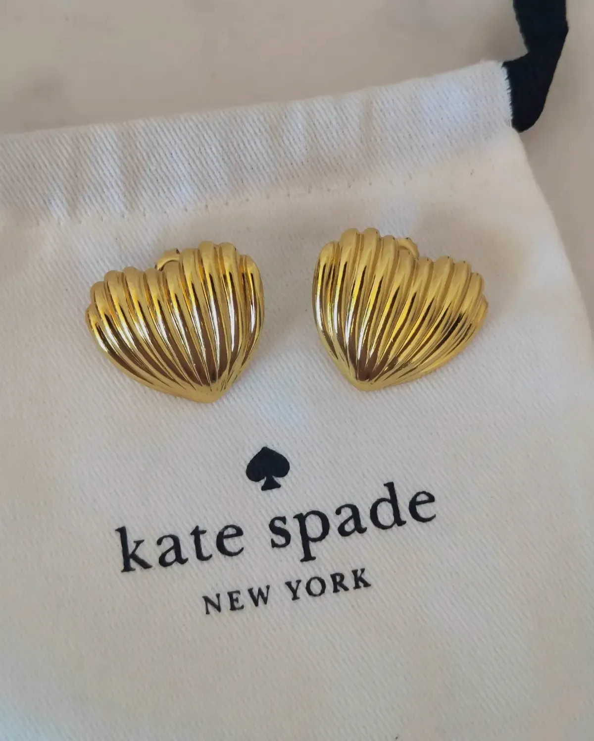 Boucles d'oreilles kate spade coquillage doré – kate spade – doré – taille Taille unique 4
