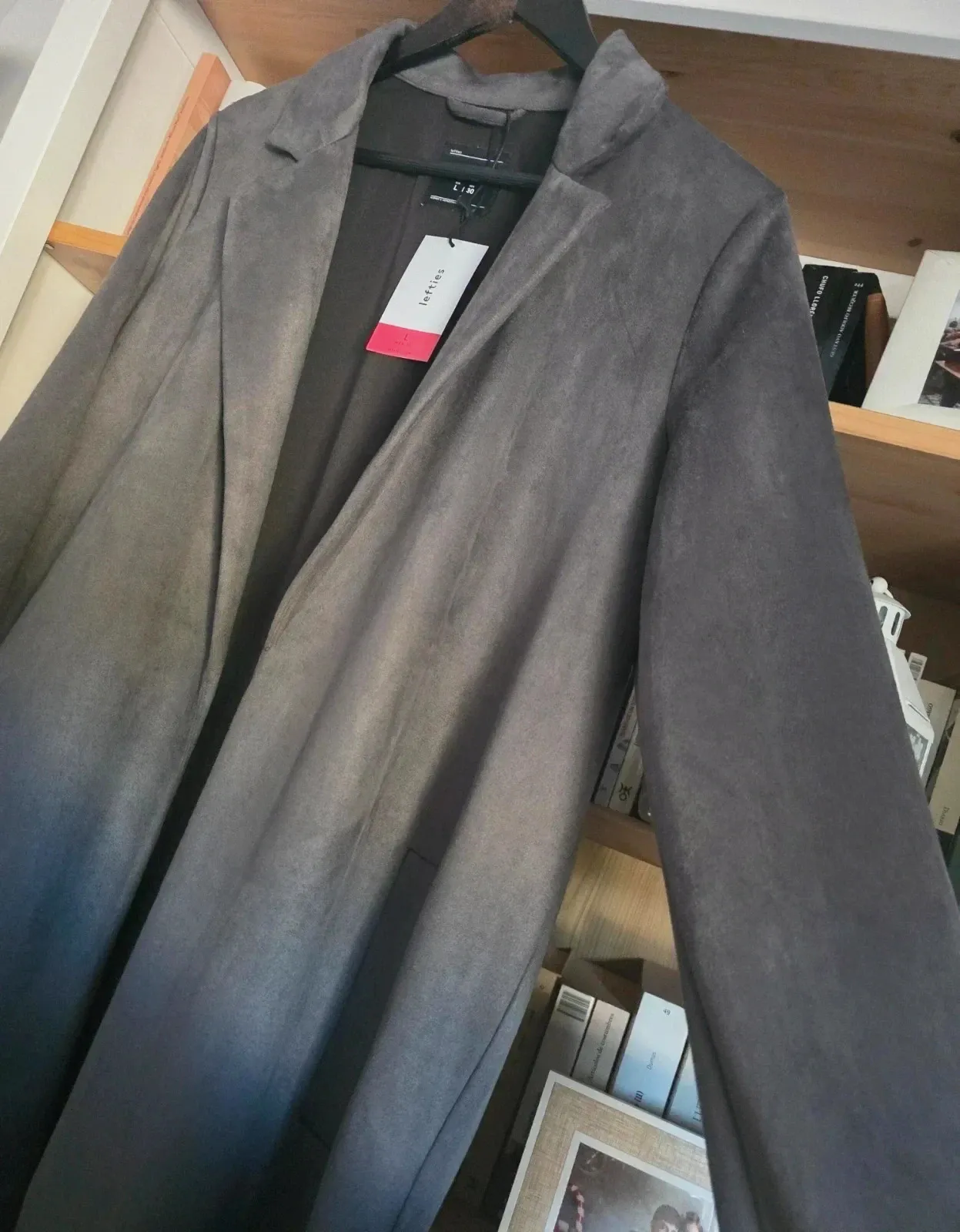Abrigo largo gris efecto ante Lefties talla L, nuevo con etiqueta 🧥 – Lefties – taille L / 40 / 12 5