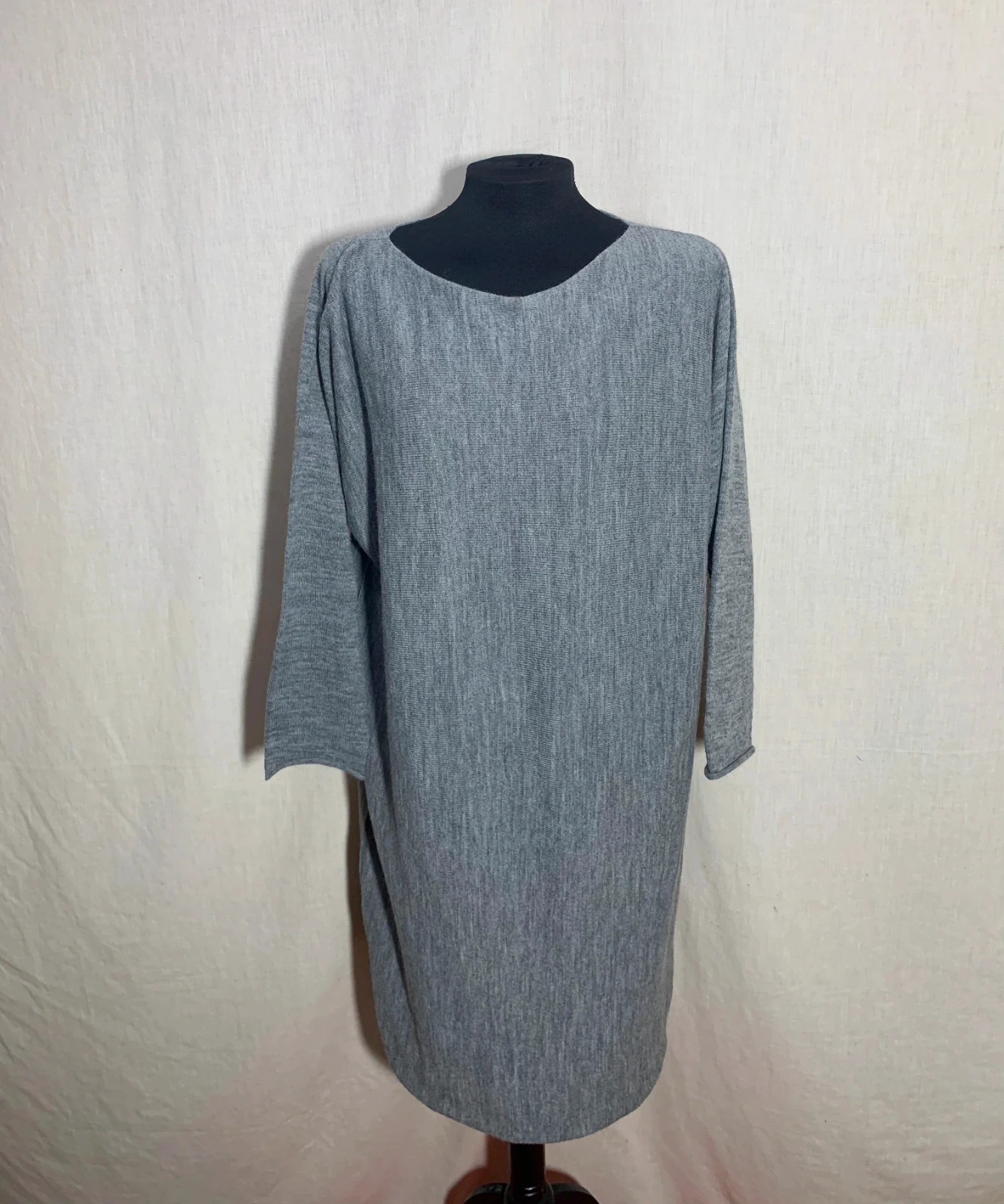 Vestido gris | Grey dress | Made in Italy