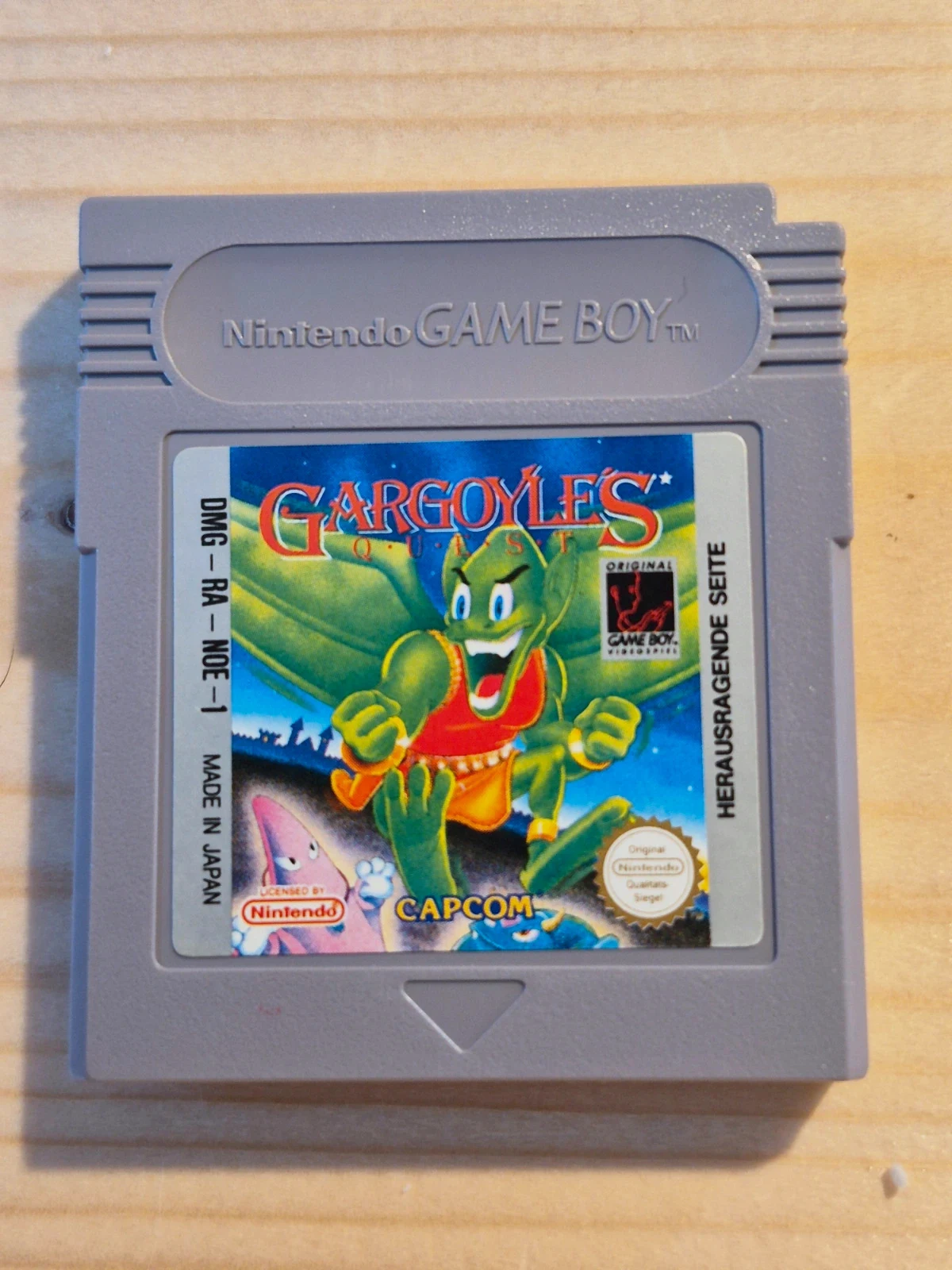 Jeu Game Boy - Gargoyle's Quest