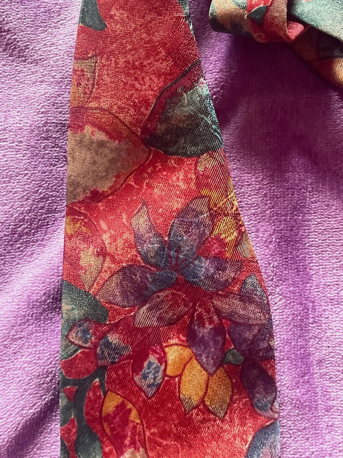 Corbata floral hecha a mano – Made In Italy 3