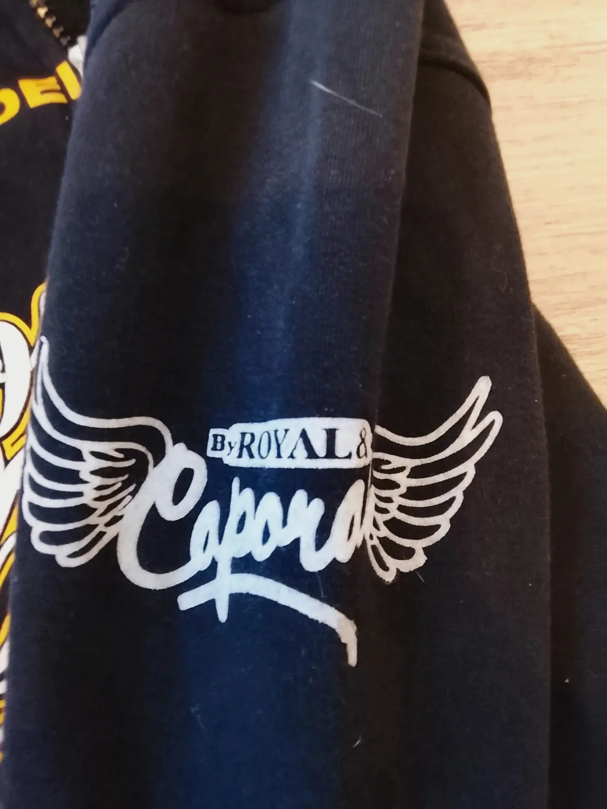 Sweat zippé à capuche Royal Caporal bleu marine / noir – XS – Kaporal – taille XS 3
