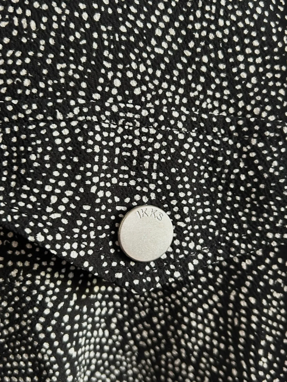 Robe IKKS T38 chic cintrée fluide noire & blanche poches poitrine – IKKS – taille M / 38 / 10 5