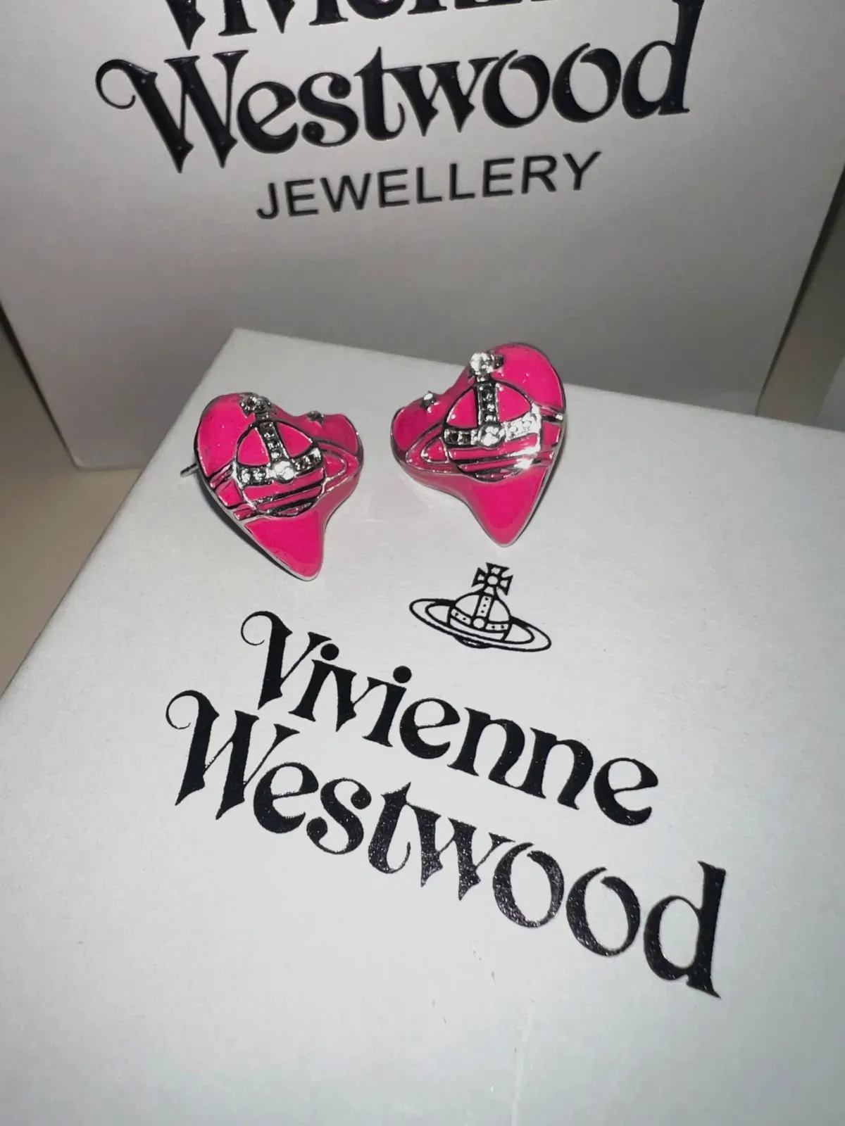 Boucles d'oreilles cœur Vivienne Westwood rose – Vivienne Westwood – rose – taille Taille unique 5