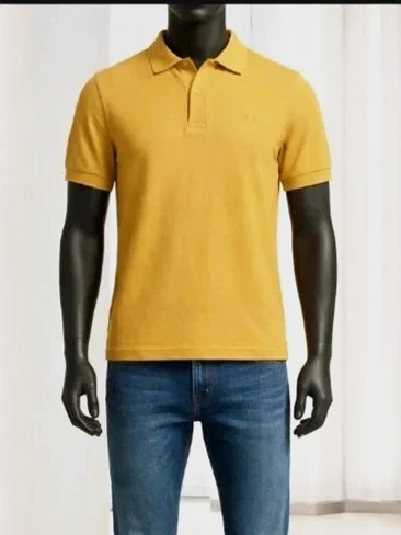 Polo homme jaune tendance – très bon état, coupe flatteuse