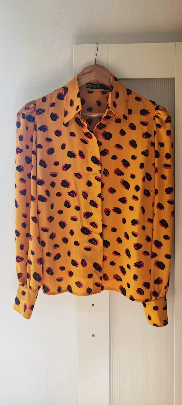 Blusa mostaza manga larga – taille S / 36 / 8