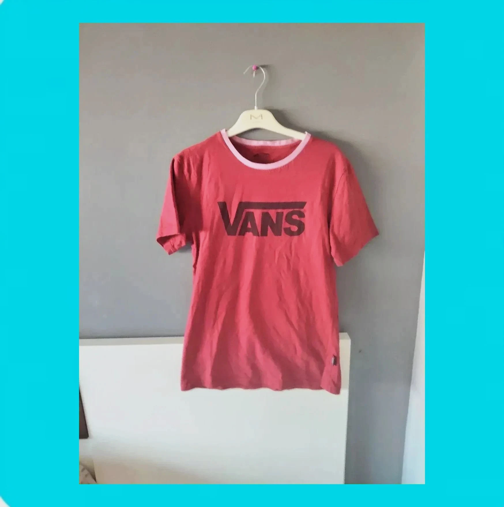 🩵 Camiseta Hombre Vans Roja 🩵