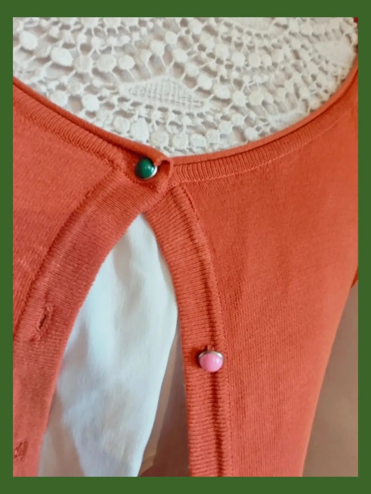 🌺 Bonita chaqueta de punto tono caldera ideal para entretiempo – Tripode – taille L / 40 / 12 3
