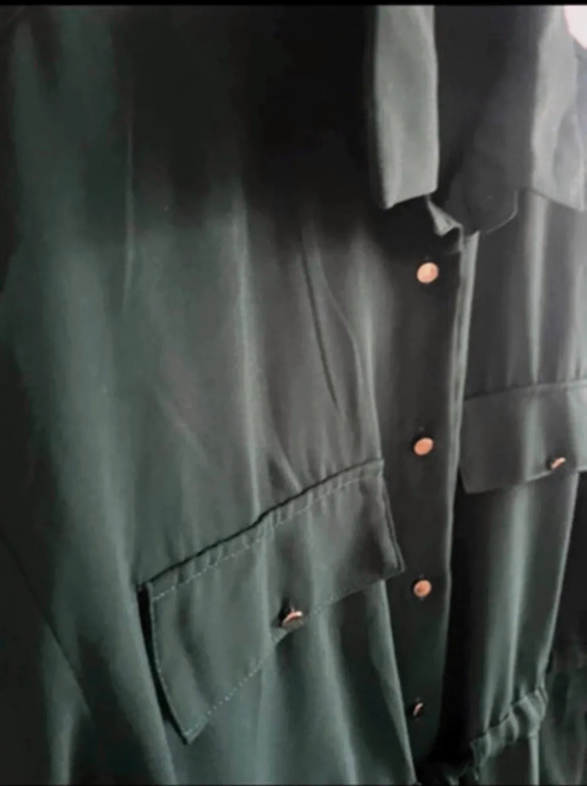 Chemise longue verte shein – Shein – taille S 4