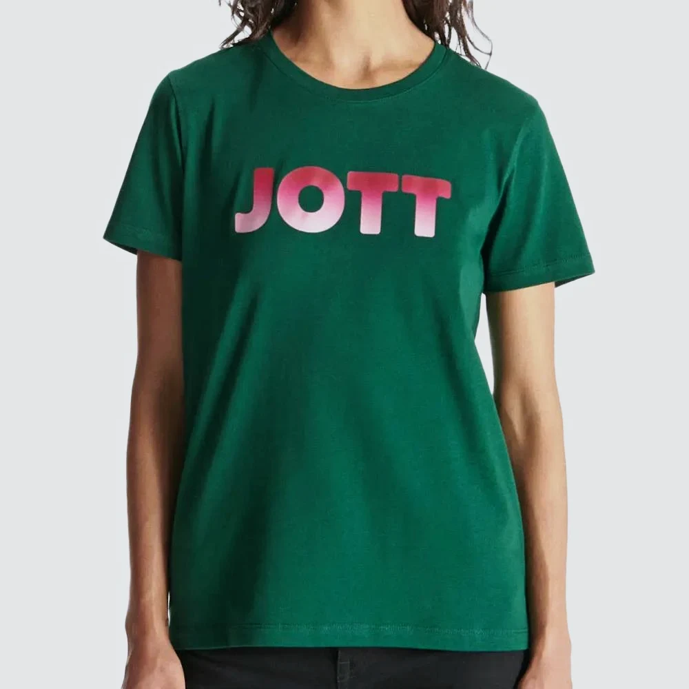 T-shirt Jott vert imprimé dégradé rose – JOTT – taille M