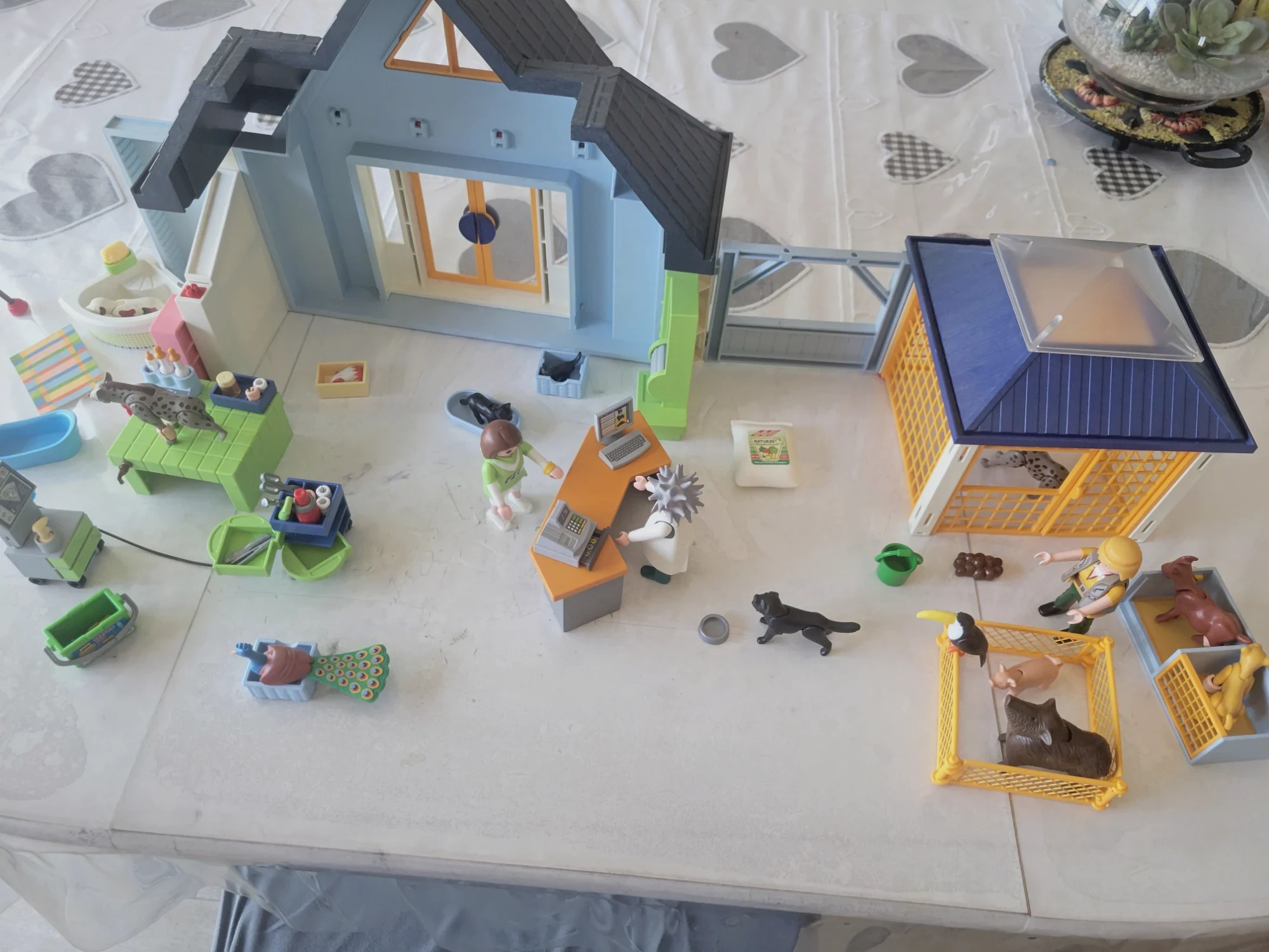 Playmobil clinique vétérinaire avec accessoires 