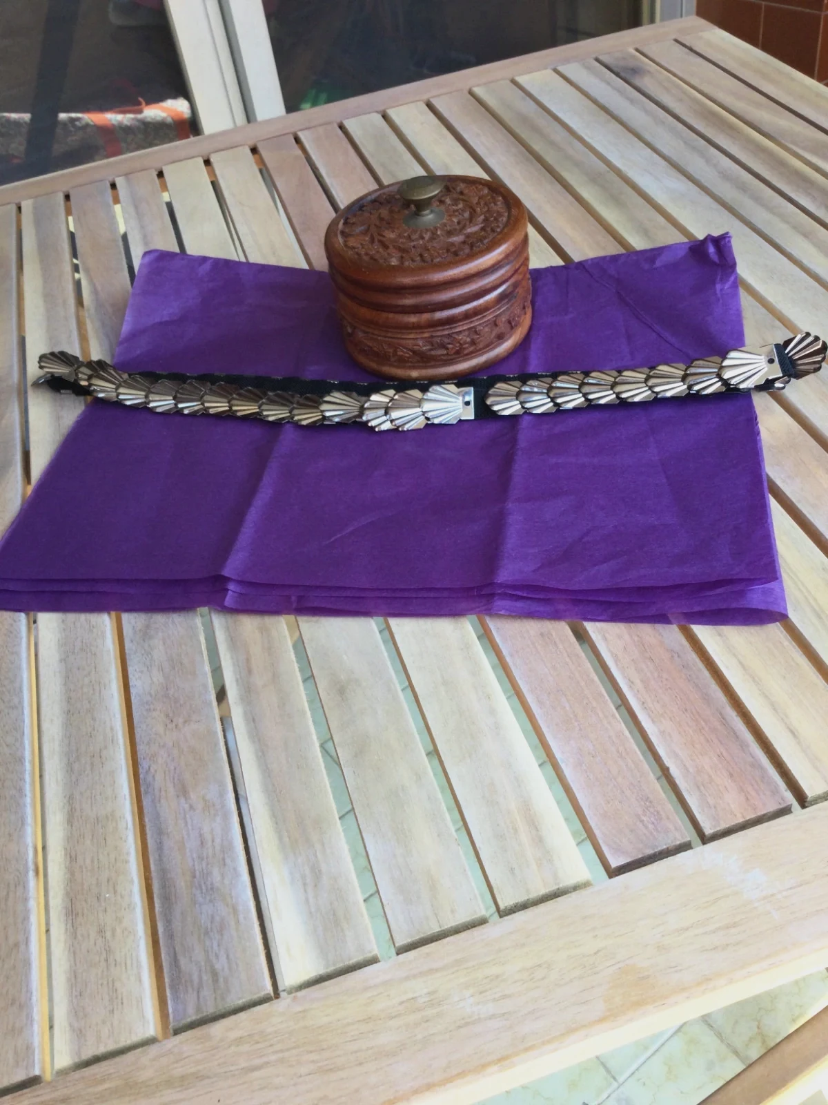 Bonito cinturón hojas🌿 – taille Ajustable