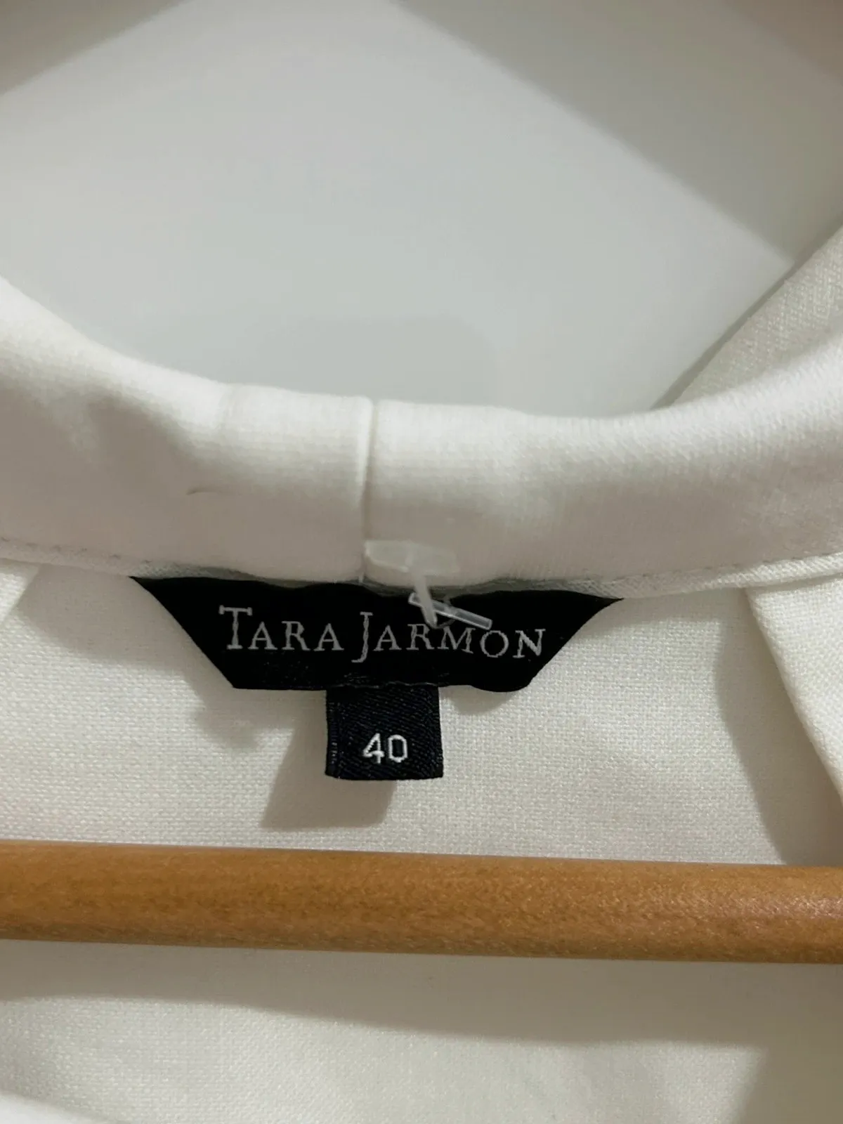 Robe Tara Jarmon 40 blanche droite chic élégante – Tara Jarmon – taille L / 40 / 12 4