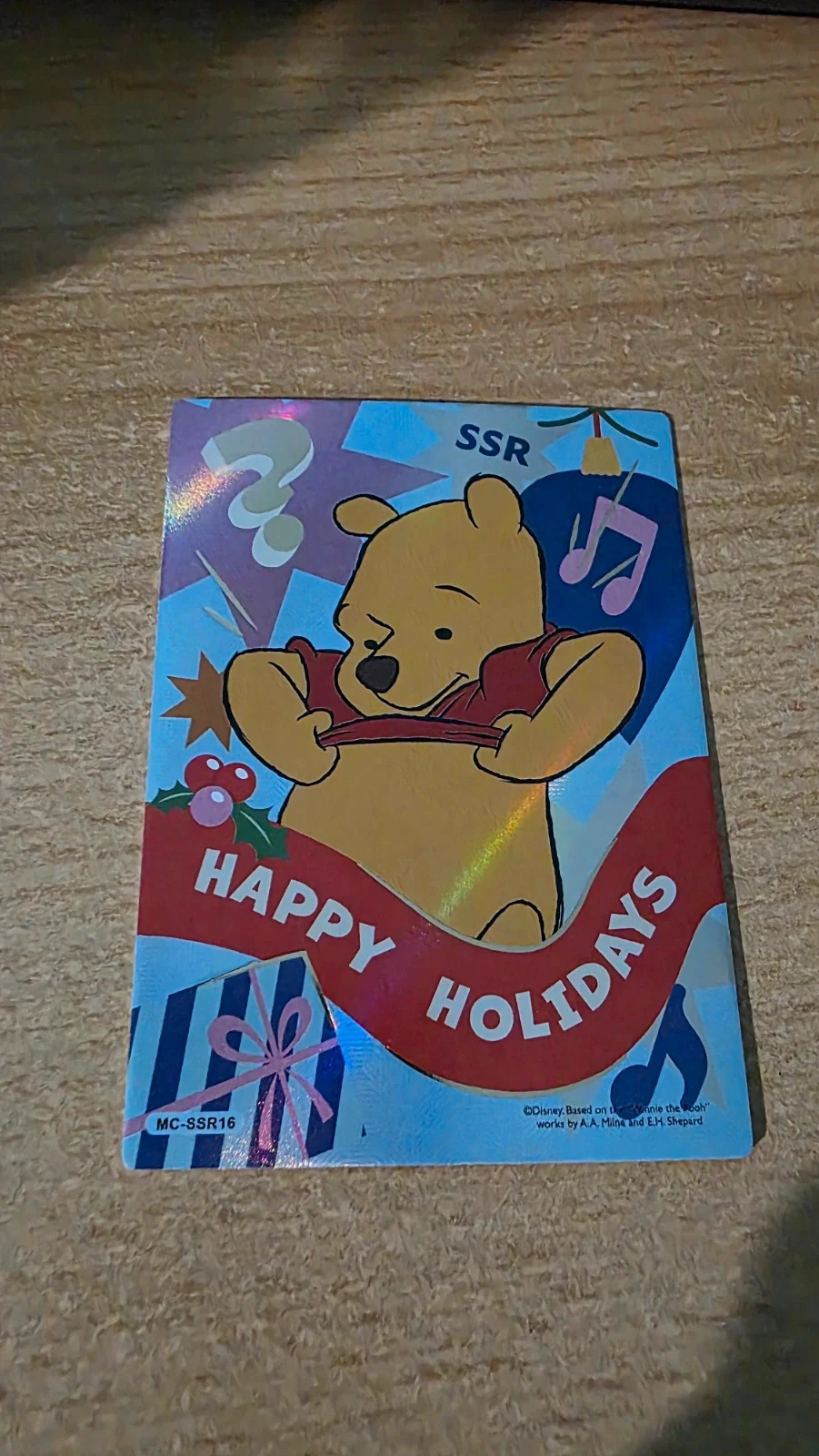 Carte Winnie l’ourson – Cardfun