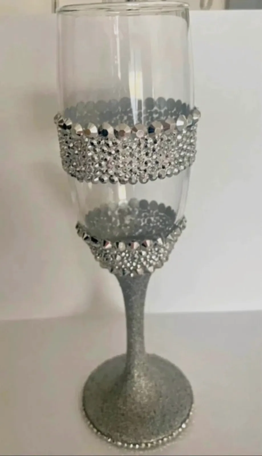 Flûte à champagne customiser  – Création 8
