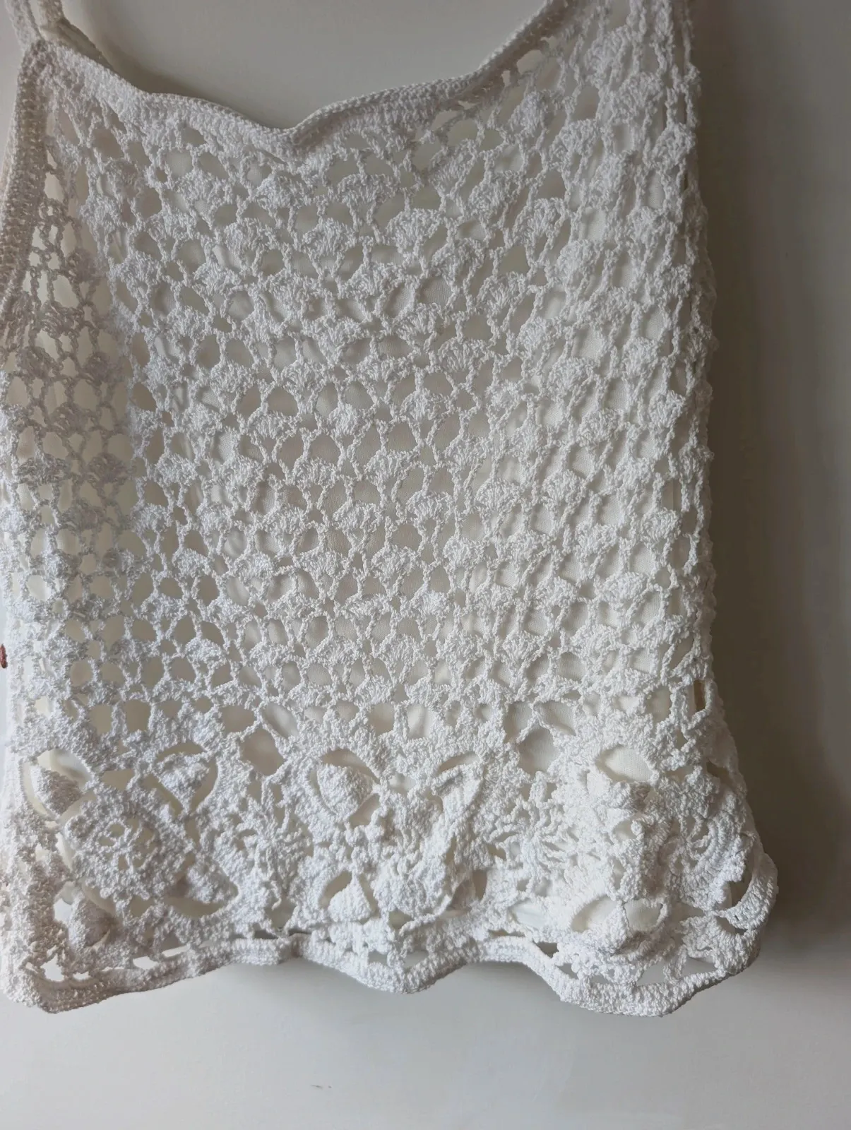 Vintage Débardeur Caraco top bretelle beige crochets taille 38/40 – taille M / 38 / 10 4