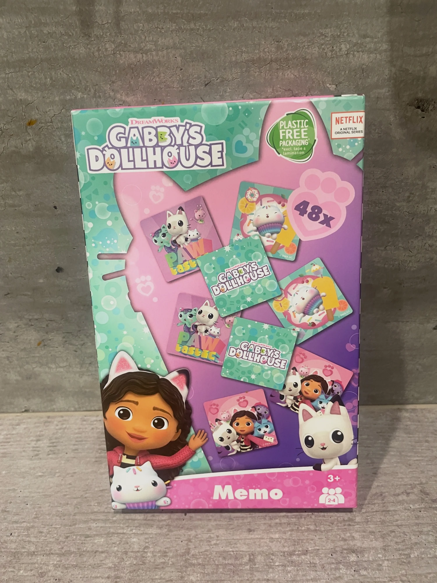 Jeu de mémoire NEUF Gabby’s Dollhouse 48 cartes